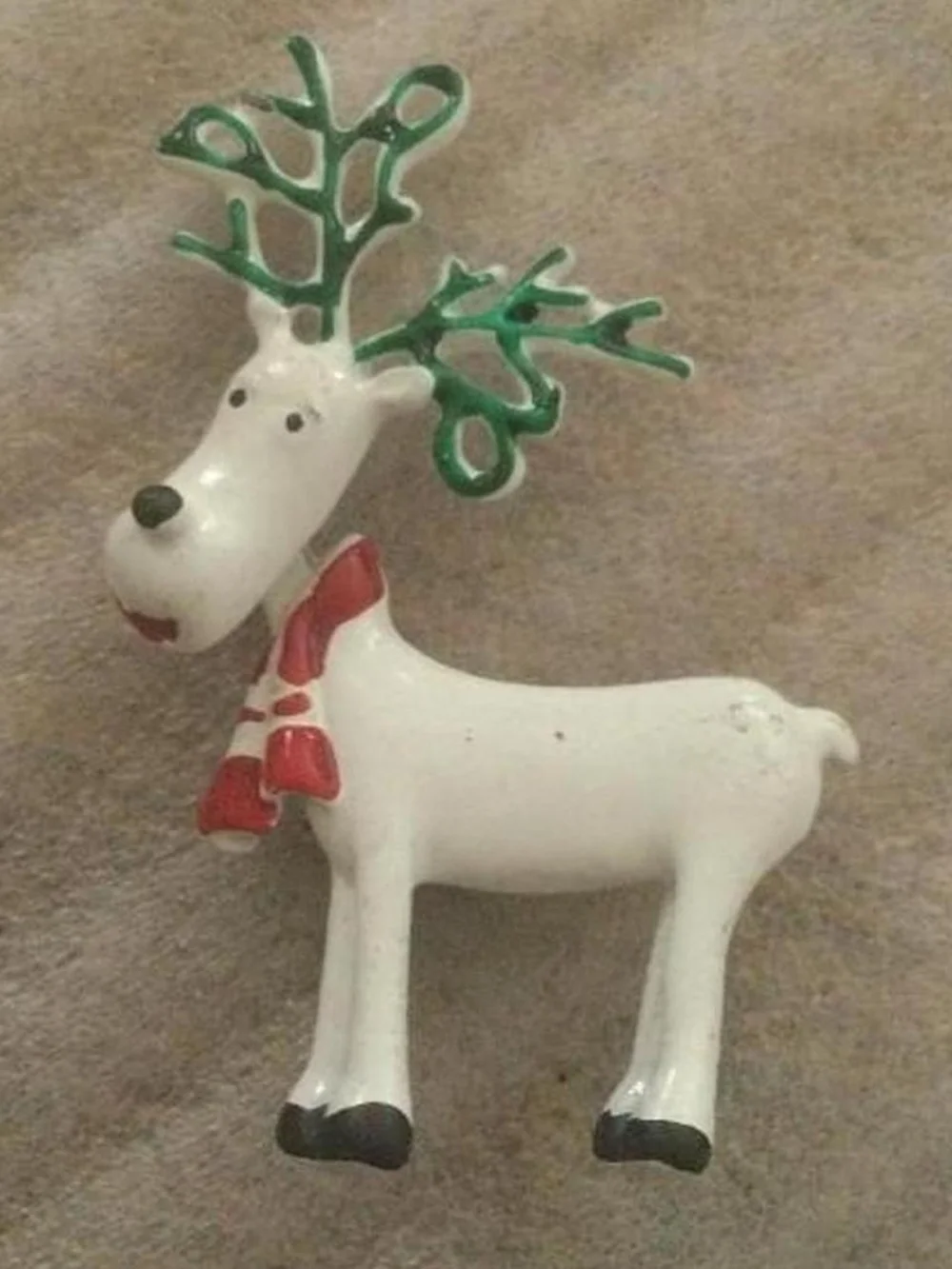 Enamel Christmas Reindeer Pin